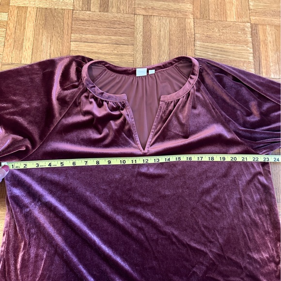Gap Velour Women’s Blouse Size L - Picture 5 of 6